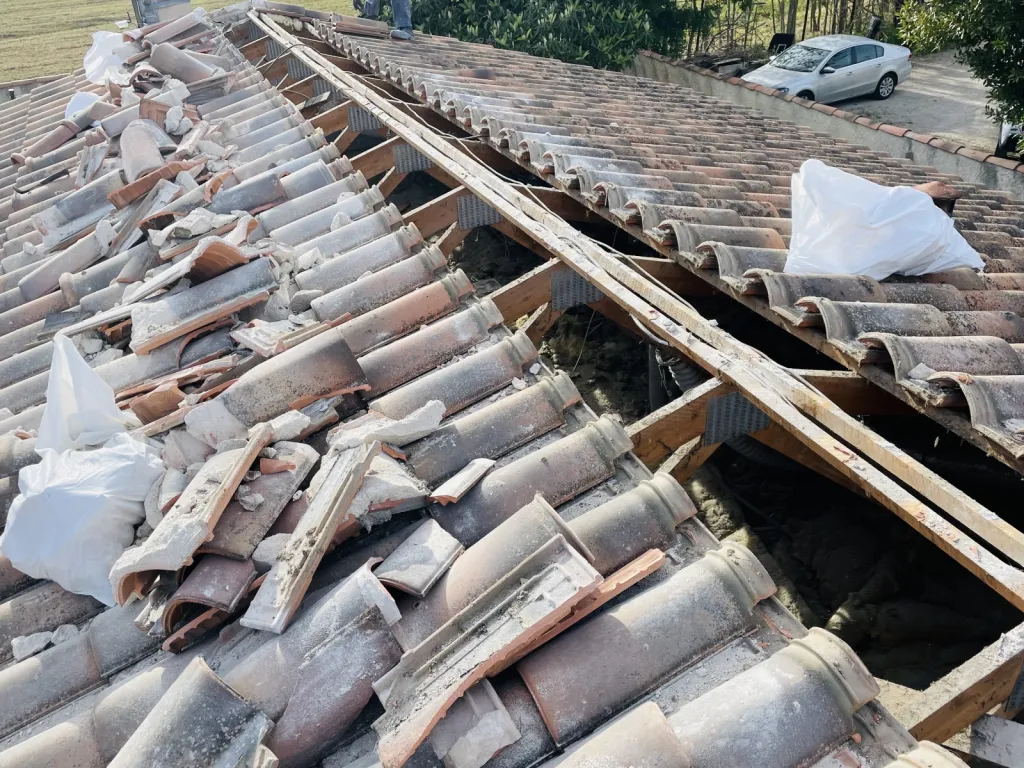 Rénovation de toiture et isolation d’une maison sur Bouc Bel Air près de Aix en Provence