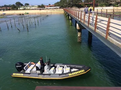 Traversée/Navette Bateau-taxi Cap Ferret / Arcachon pour train matinal ! - Bassin d'Arcachon