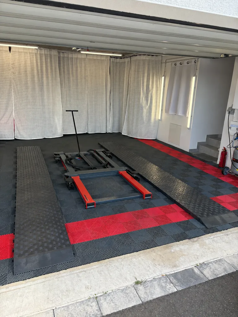 Pont PM tools avec rampes pour véhicules de sport