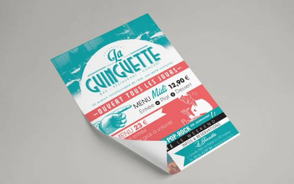 impression de flyer pour restaurant toulouse