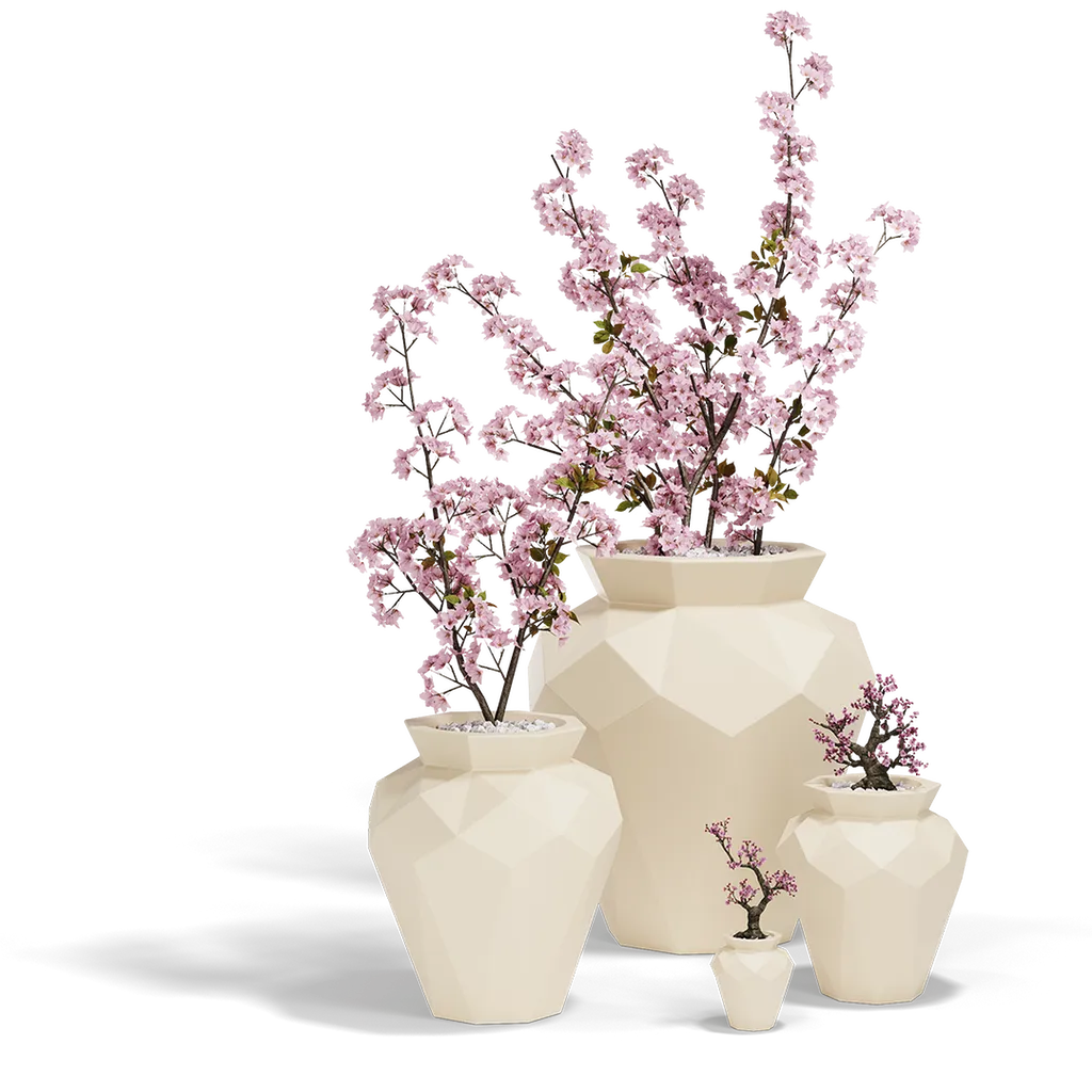 Pots Origami Hanami design par Vondom disponible chez Ginette Design à Labège proche de Toulouse