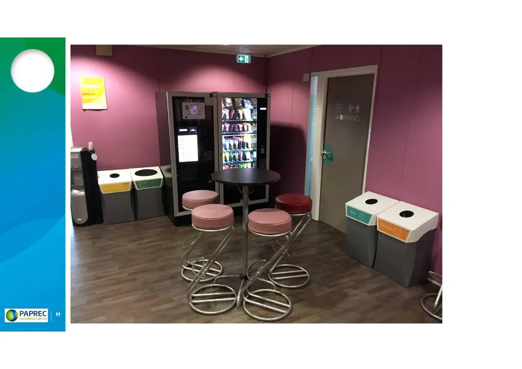 Mise en place de poubelles de tri pour le recyclage des déchets en entreprise sur Bergerac en Dordogne