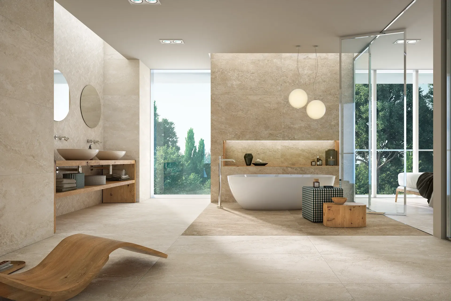 À Dieppe, le format 100x100cm apporte cachet et structure aux salons contemporains.