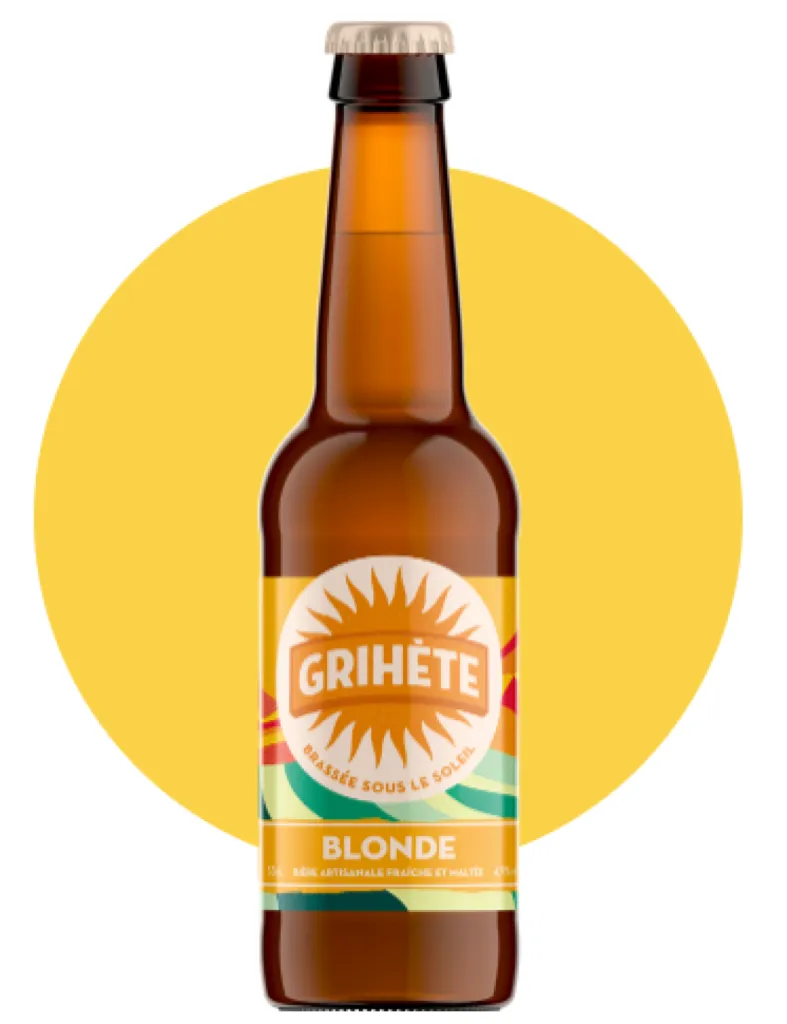 Bière Grihète — Drôme Provençale — Blonde, Blanche et Cold IPA à la Cave ROSSI