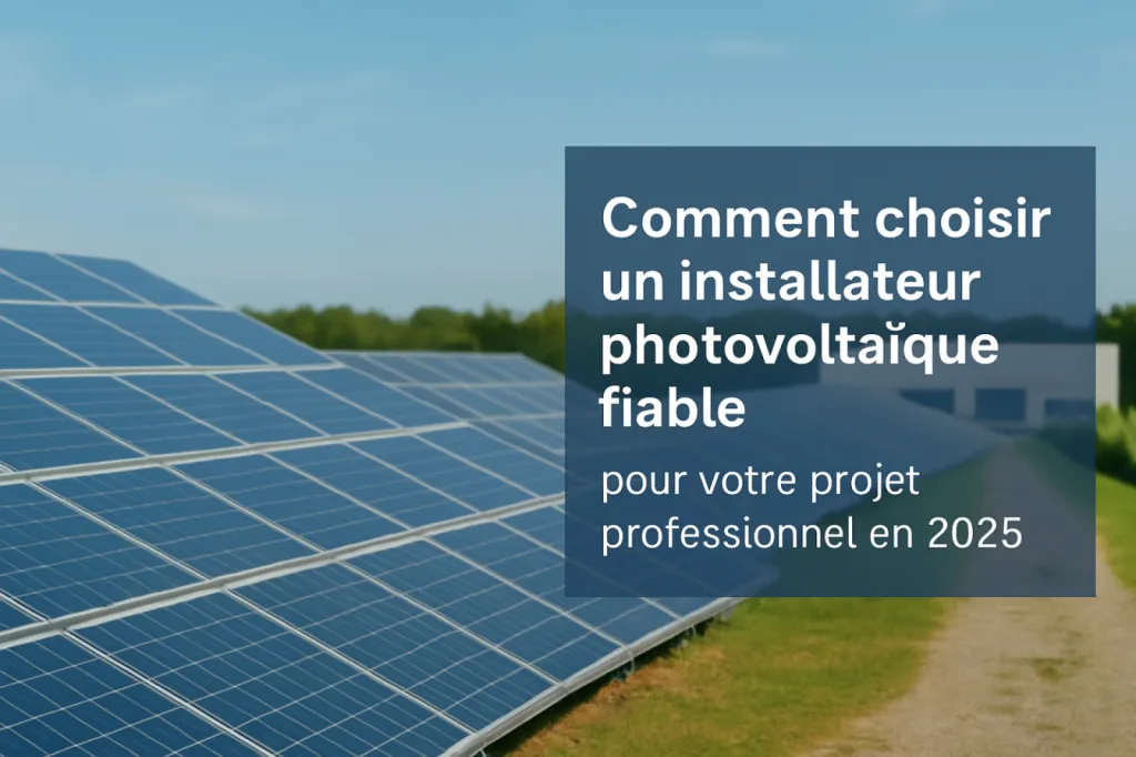 Choisir le bon installateur photovoltaïques pour votre projet professionnel 