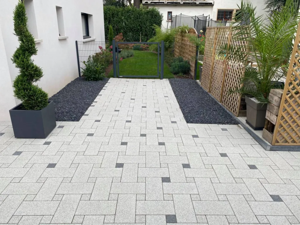 Pose de pavé pour aménagement extérieur CLK 