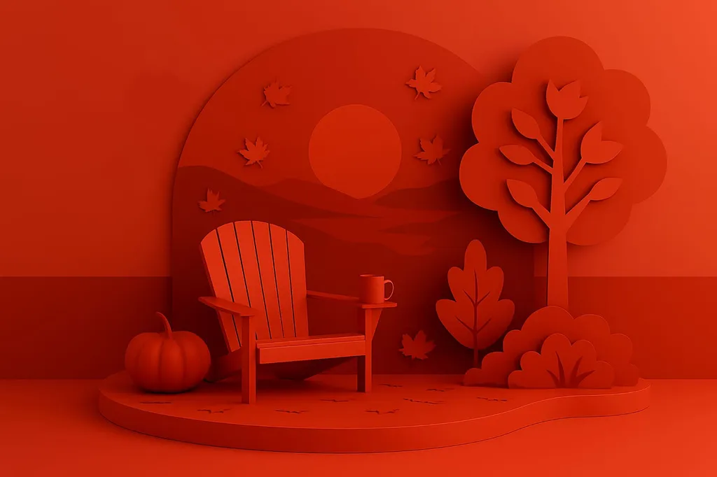 Création Décor événementiel professionnel Automne Halloween insta box 4 saisons by Pictiz