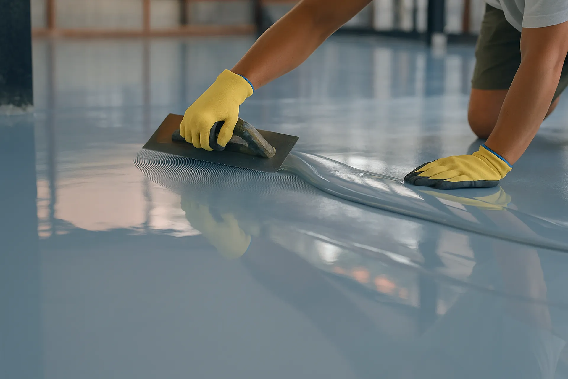 Société experte dans la pose de sols en résine époxy conçus pour zones à fort passage Toulouse Haute Garonne 31