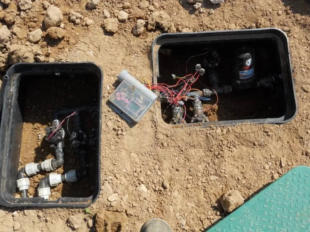 Création d'un arrosage automatique proche Aix en Provence par Les Jardins de Romain.