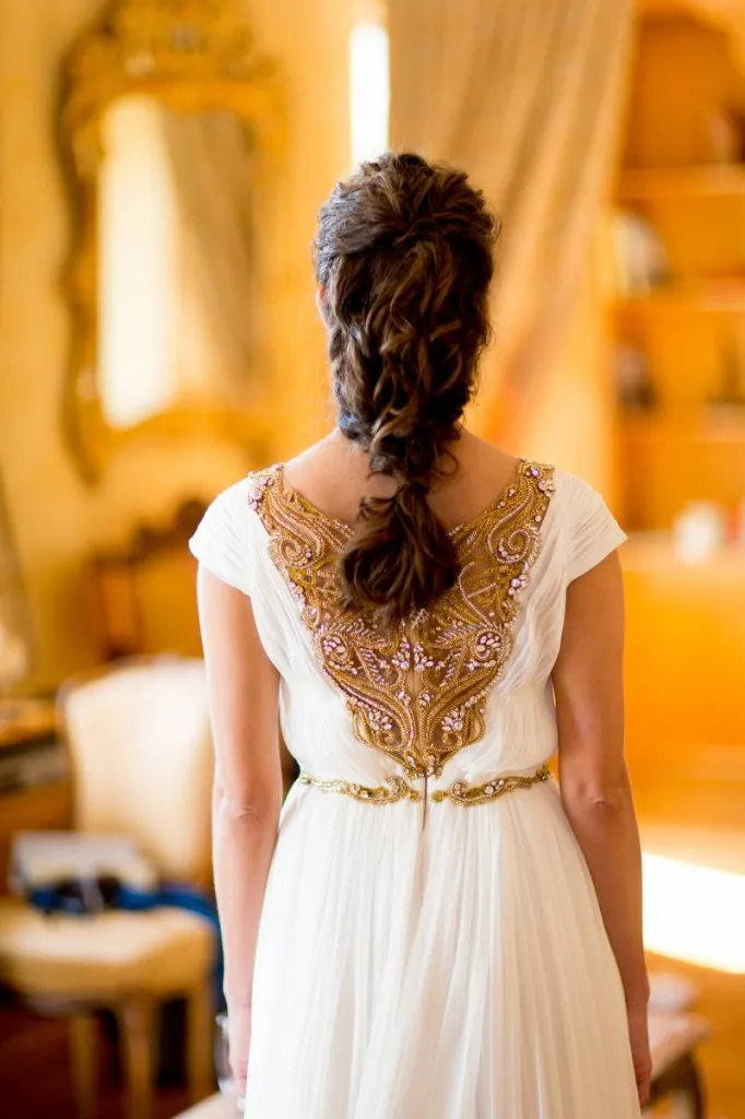Coiffure de la mariée