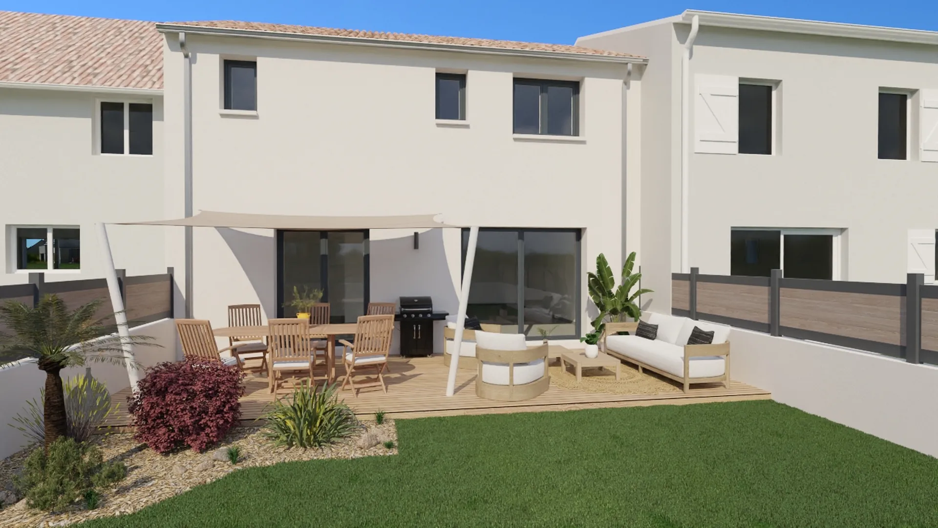 Maison à étage de 104 m² avec garage de 14 m²