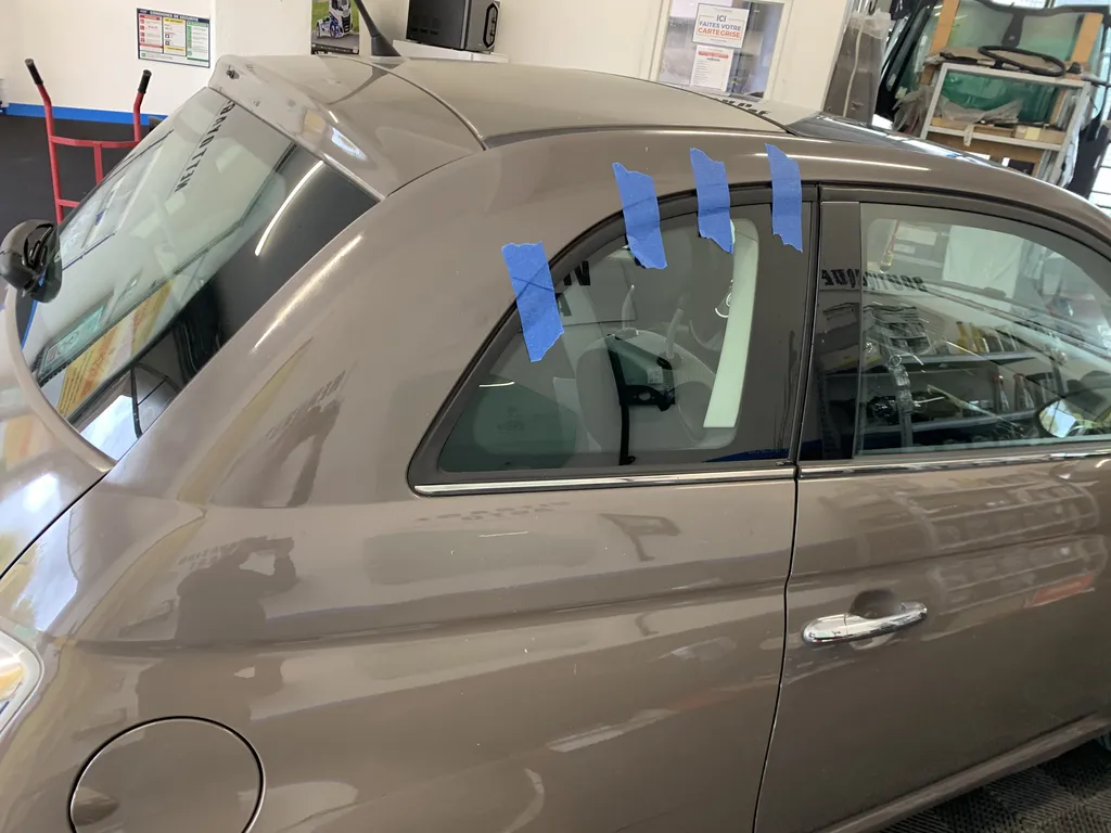 Remplacement de custode Fiat 500 avec franchise offerte et pose rapide à Marseille Château-Gombert 13013 toutes assurances