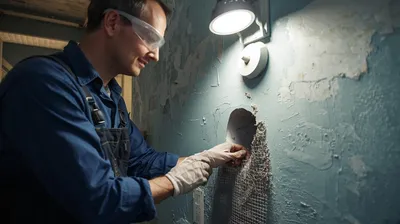 action de dératisation et rebouchage de trou à maille de fer