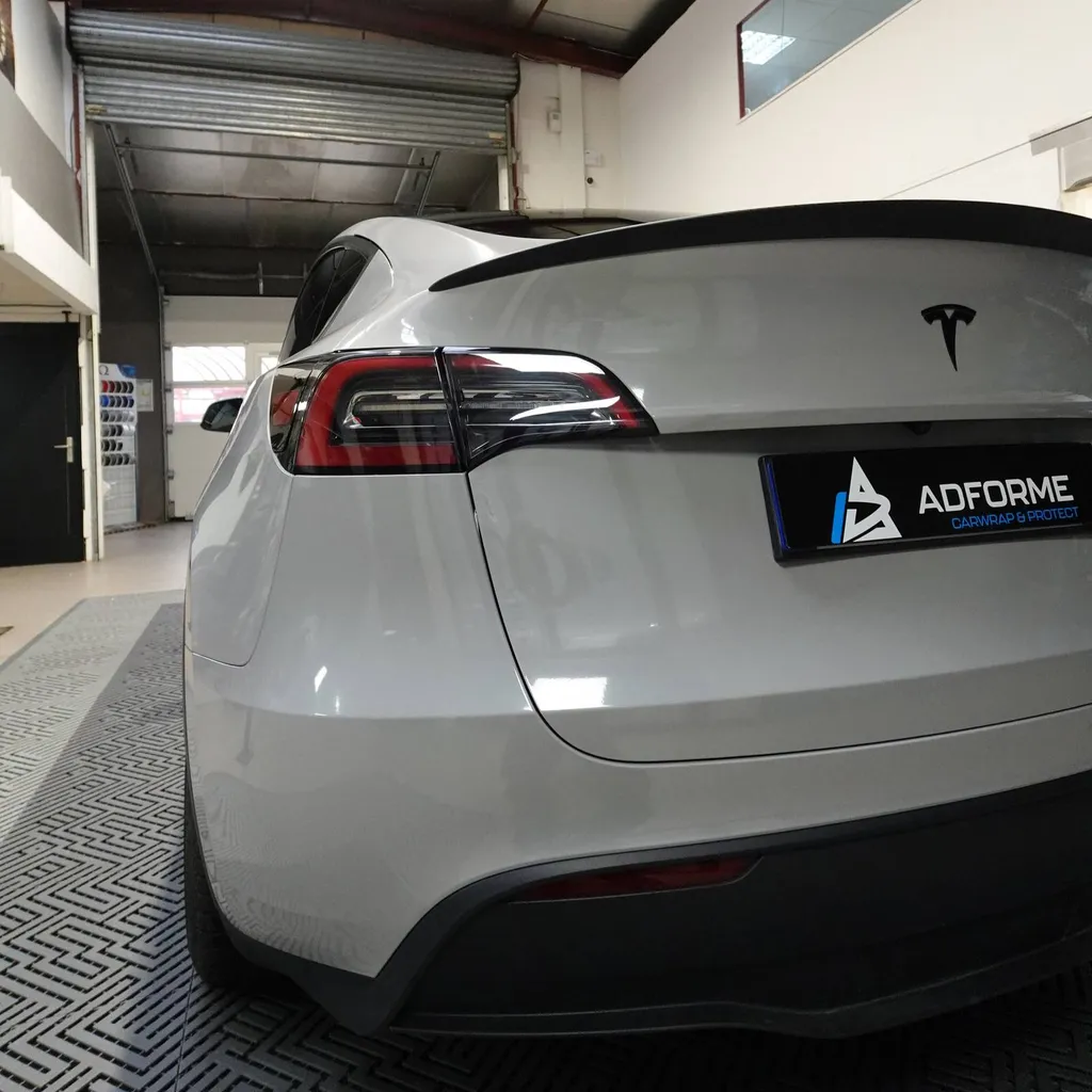 Tesla Model Y covering