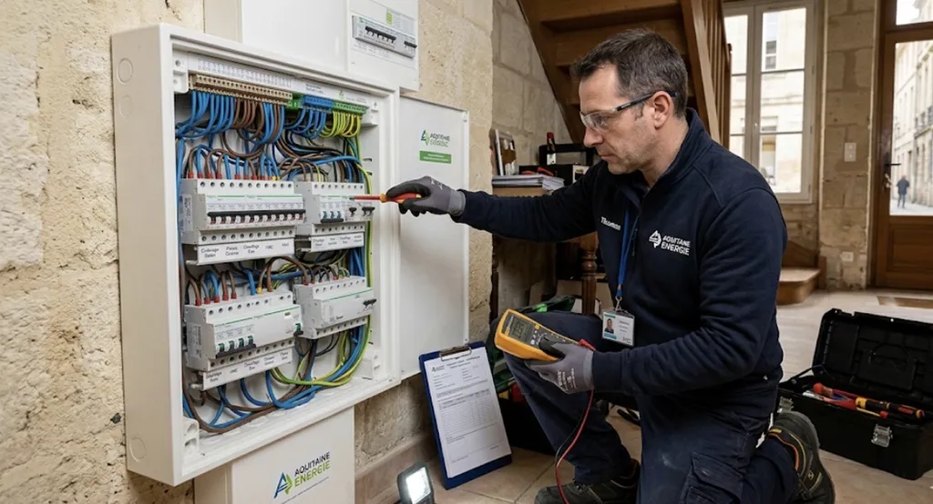 Bordeaux 33000, réalisation de la visite technique, de la pose sans sous-traitance et jusqu’à la maintenance pour l'installation de votre borne de recharge V2C 7kW ou 11kW