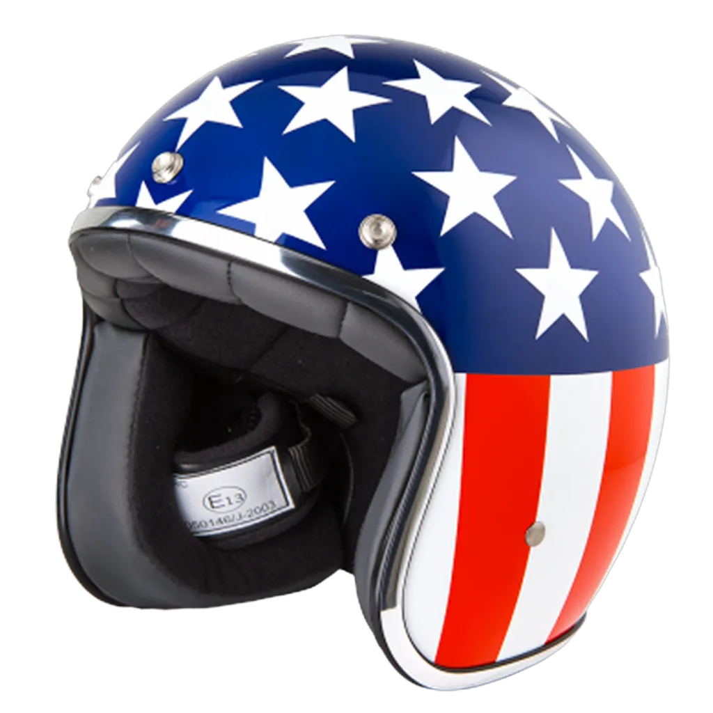 Casque stormer pearl vintage retro