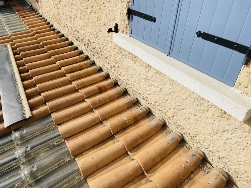 Réfection de Solin d’une toiture de maison sur Aix en Provence.