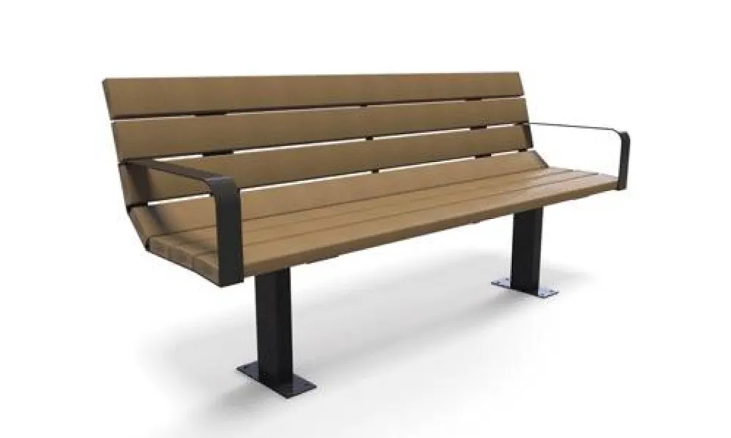 Banc extérieur près de Lyon