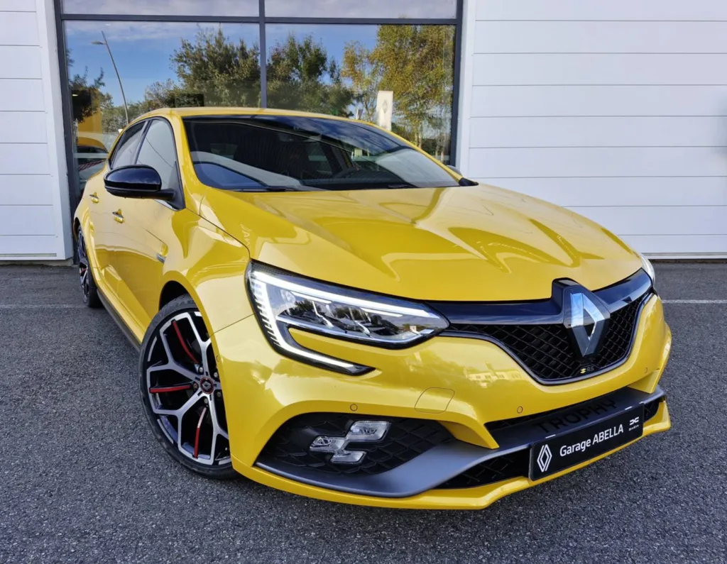 RENAULT MÉGANE IV RS TROPHY OCCASION 1.8T 300 EDC JAUNE SIRIUS SIEGES RECARO PRÈS DE TOULOUSE EN OCCITANIE