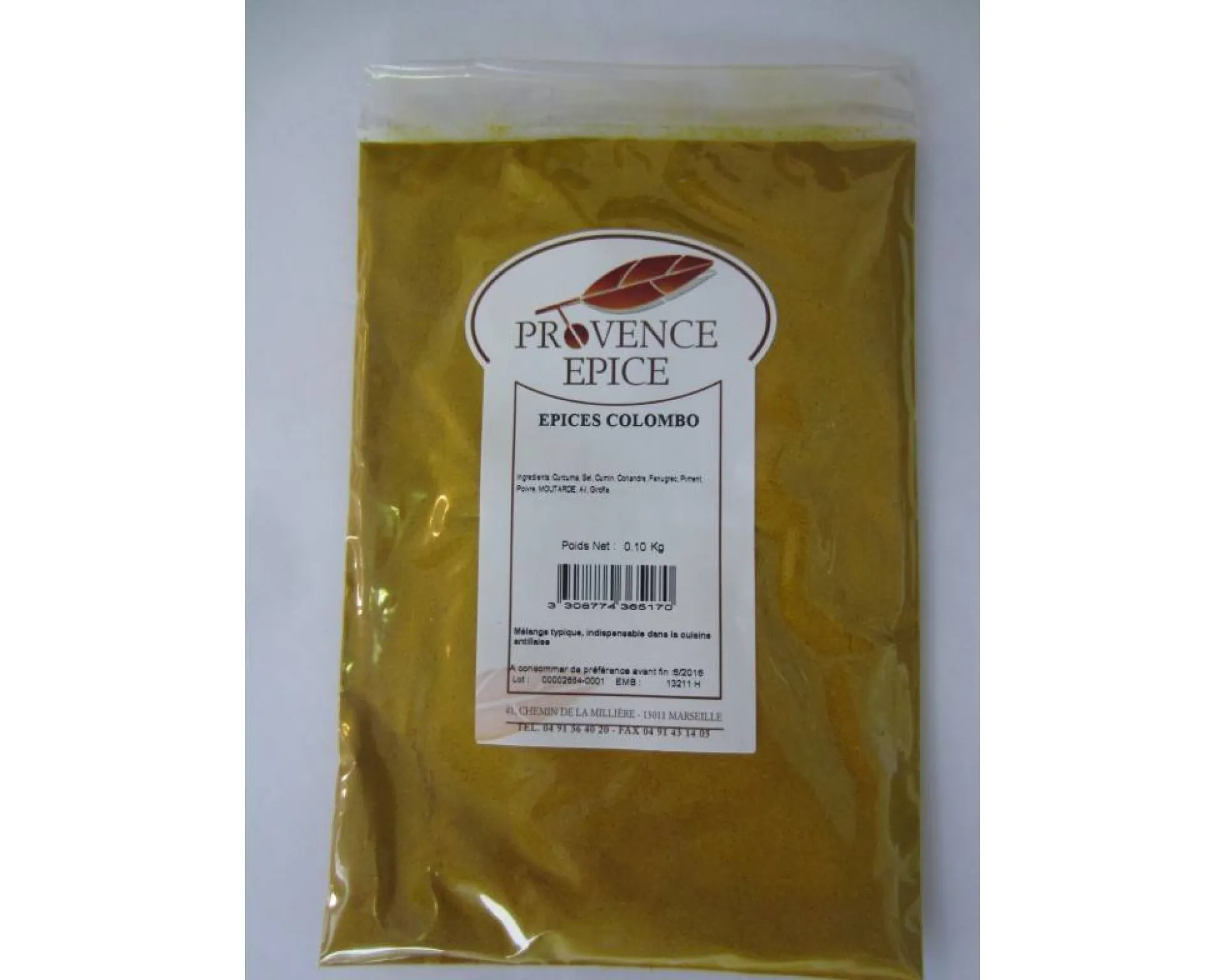Epices colombo Montpellier Le Crès