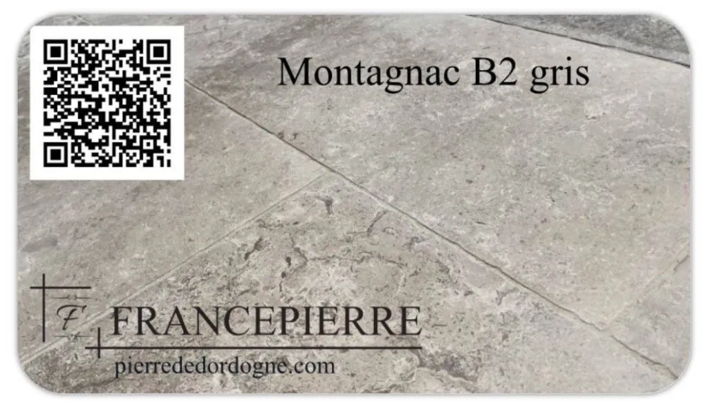Pierre de Montagnac d'Auberoche B2 Gris - PIERRE DE DORDOGNE