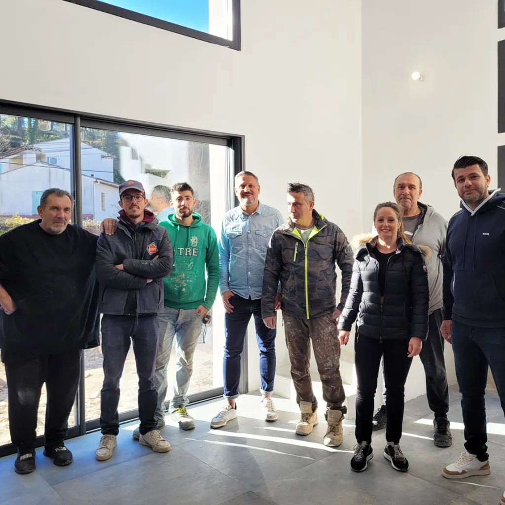 Les moments Au Temps des Bastides - Réception d'un chantier de construction de maison à Aix en Provence dans les Bouches du Rhône