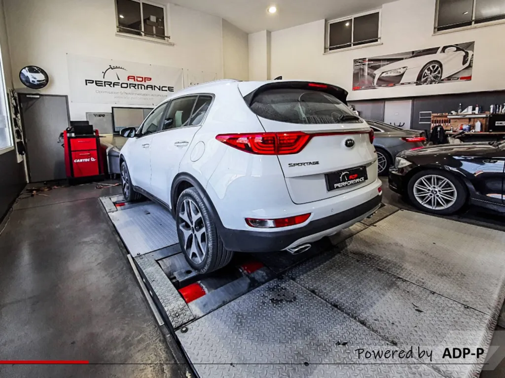 Reprogrammation moteur stage 1 KIA Sportage 2.0 CRDI 136cv | ADP Performance Aix en Provence