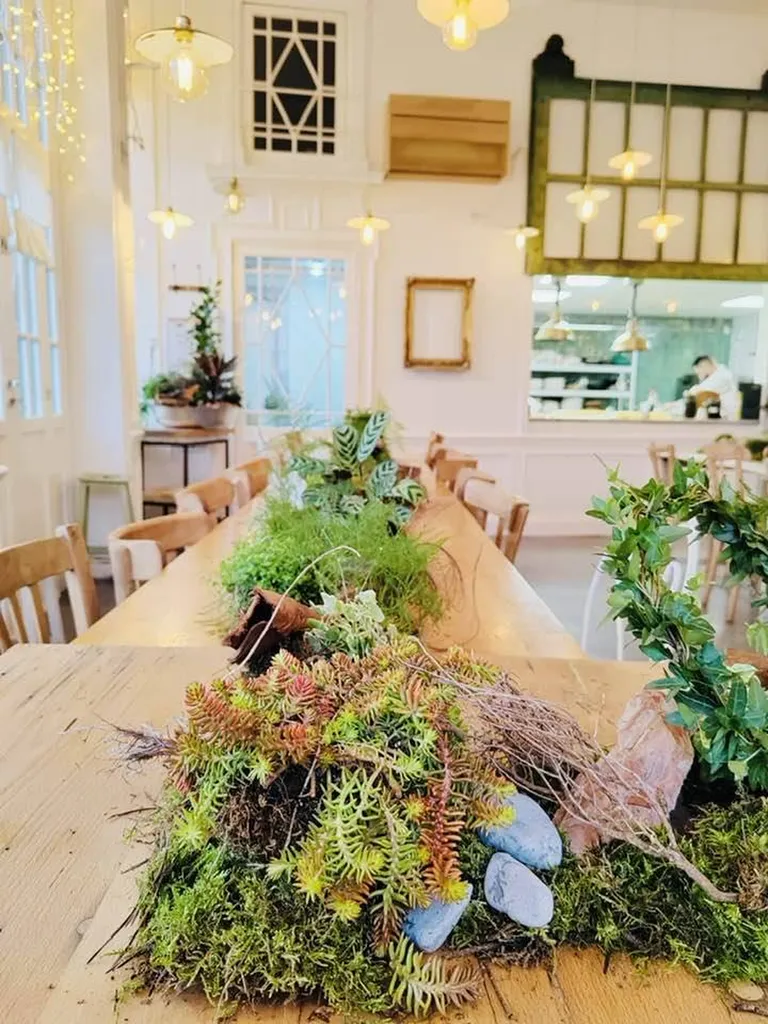 chemin de table vegetal et naturel 