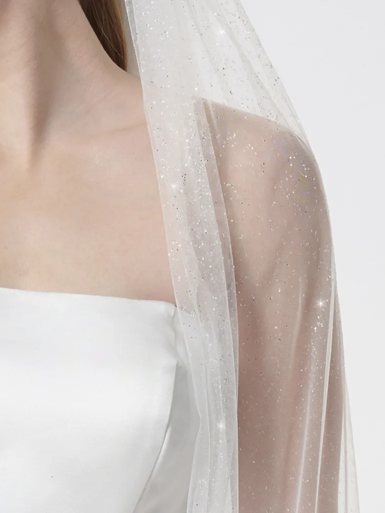 voile long à pailleté