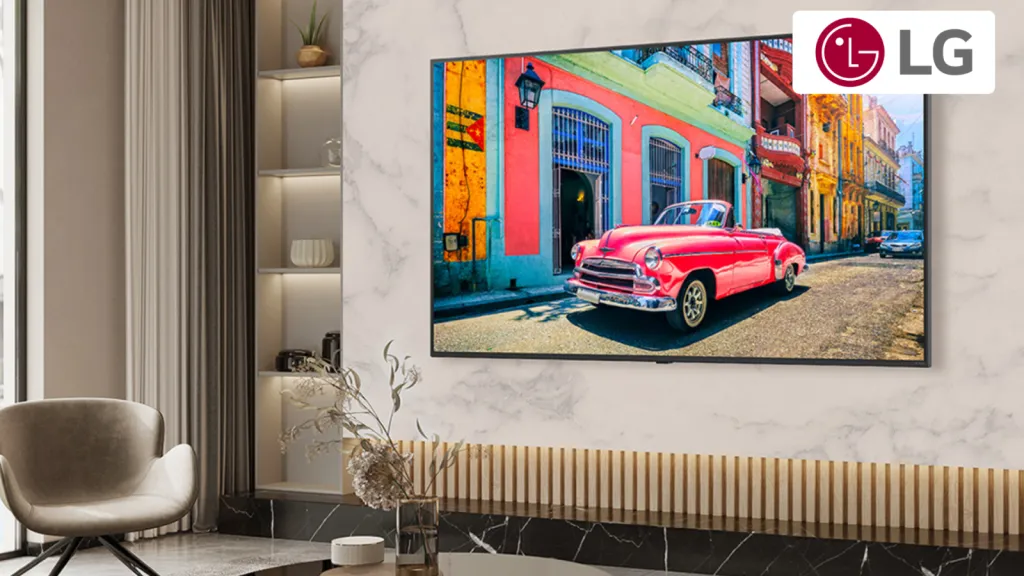 TV LG UK767 Smart Hospitality – Téléviseur mode hôtel avec chromecast QNED 4K UHD pour hôtels 5* avec design ultra fin