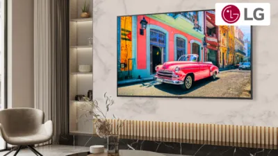 TV LG UK767 Smart Hospitality – Téléviseur mode hôtel avec chromecast QNED 4K UHD pour hôtels 5* avec design ultra fin
