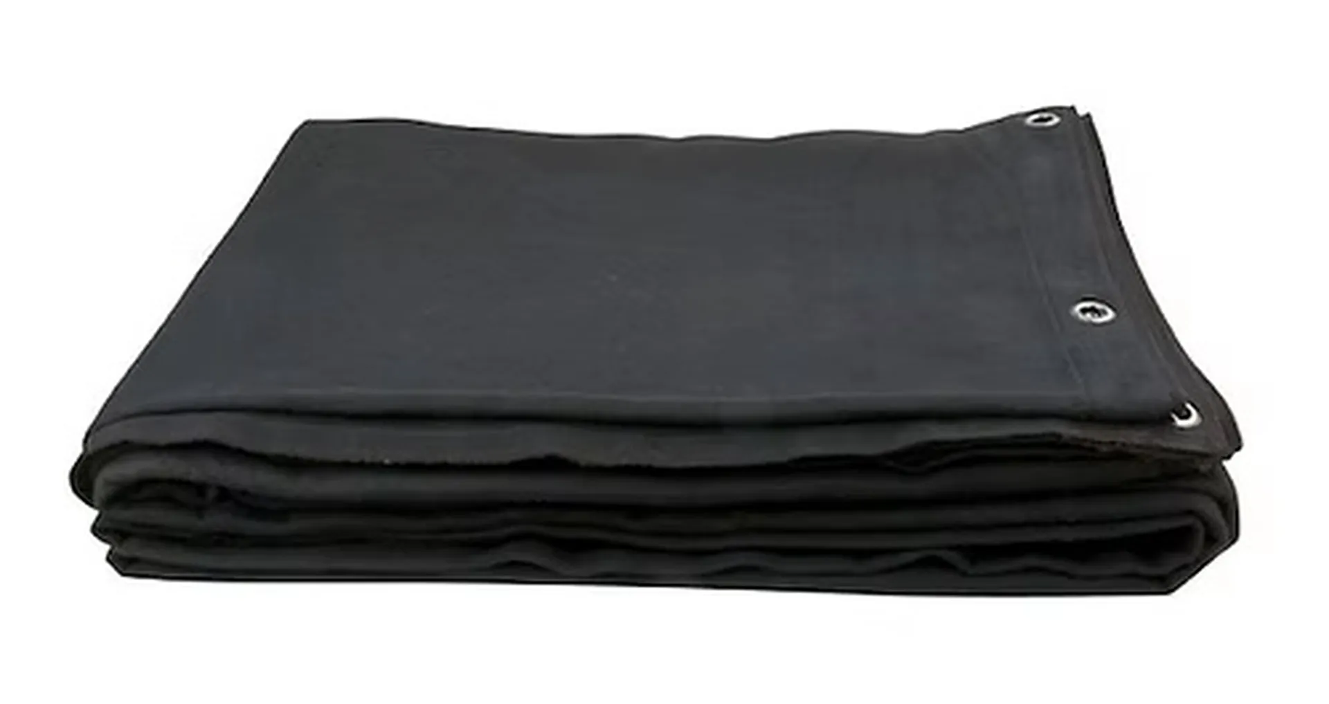 RIDEAU DE SCENE NOIR 6M X 3M