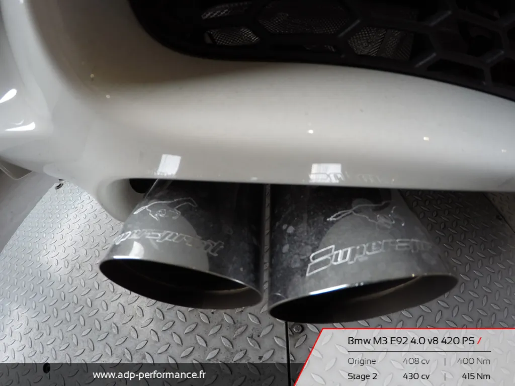 sorties d'échappement supersprint bmw m3