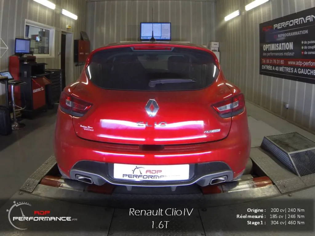 Reprogrammation moteur clio 4 rs