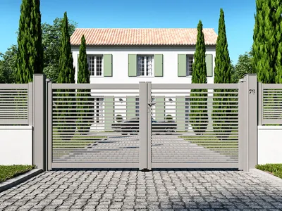 portillon aluminium sur mesure à Pélissanne