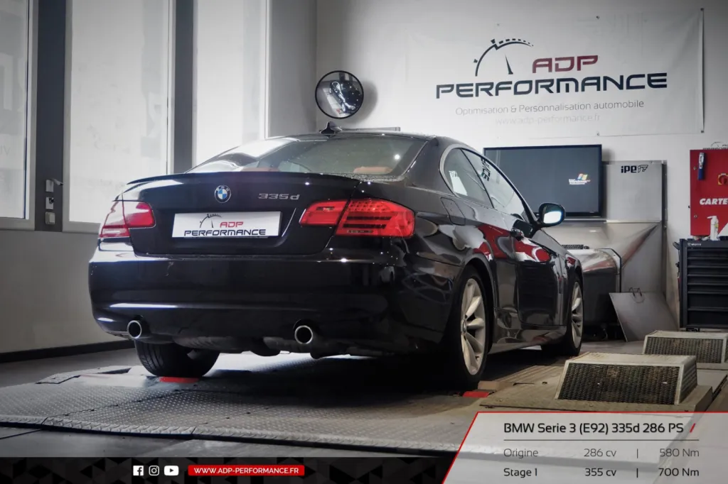 Reprogrammation moteur Vitrolles - BMW Serie 3 (E92) 335d 286cv - ADP Performance