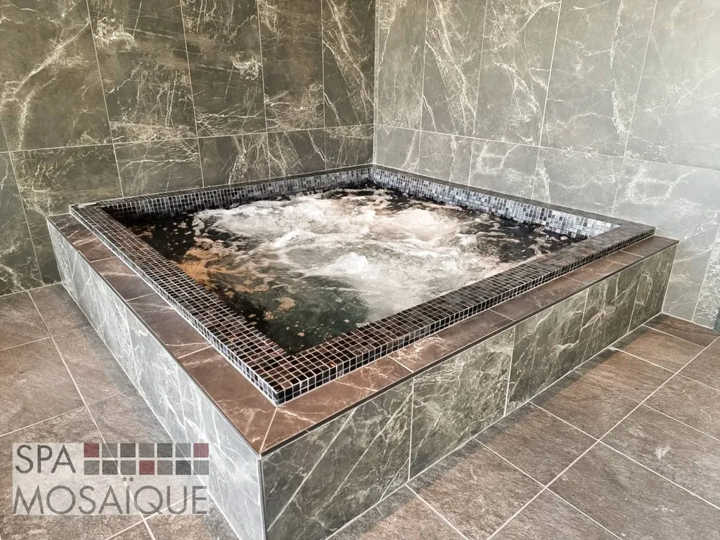 spa en carrelage et béton aix en provence