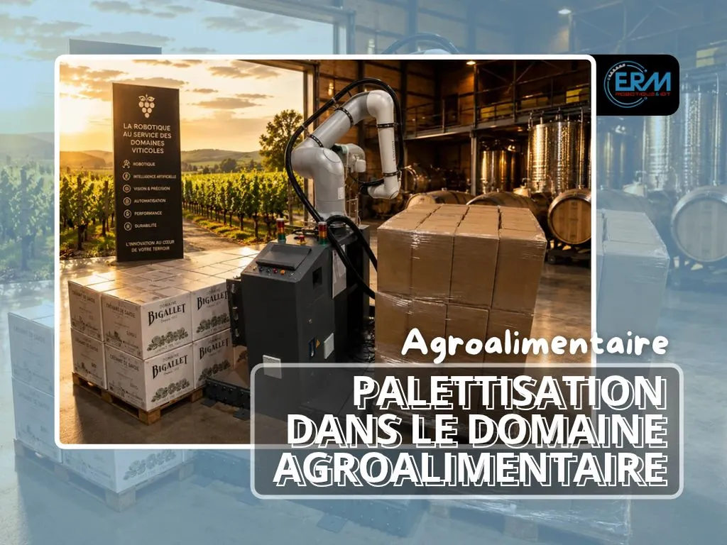 Palettisation dans l'industrie agroalimentaire : l'expertise ERM au service des domaines viticoles