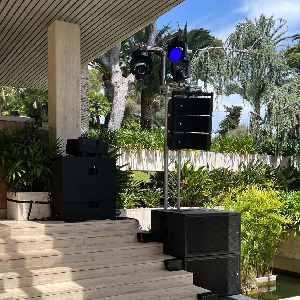 Prestation sonorisation et lumière soirée privée à Monaco