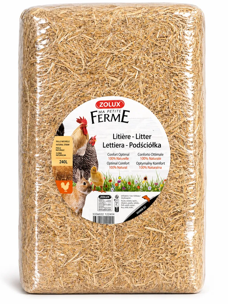 Balle de paille – litière naturelle pour animaux de la ferme et élevage