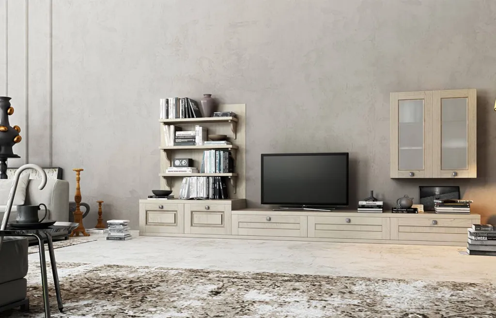 Installation d'un living italien sur mesure contemporain à Six Fours dans le 83