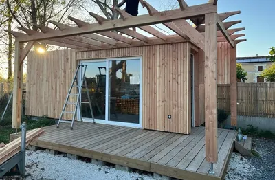 Bureau de studio jardin 20m² 