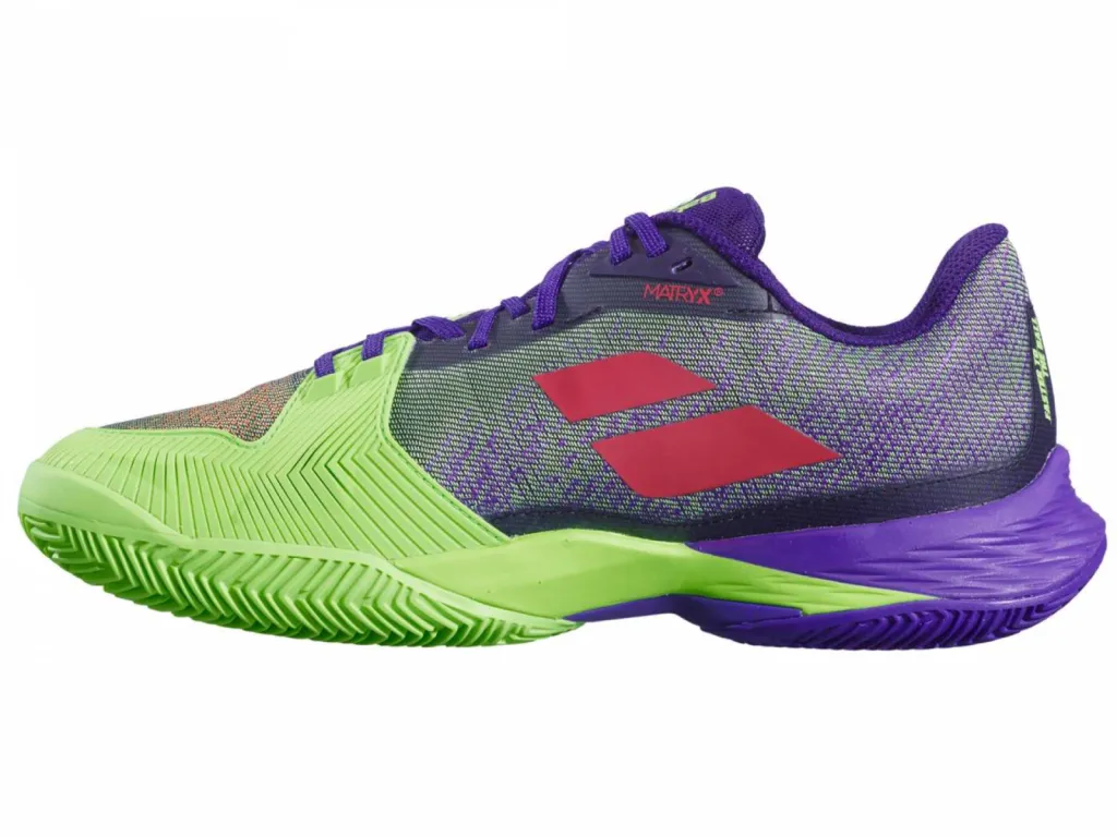 packshot chaussure babolat violette intérieur