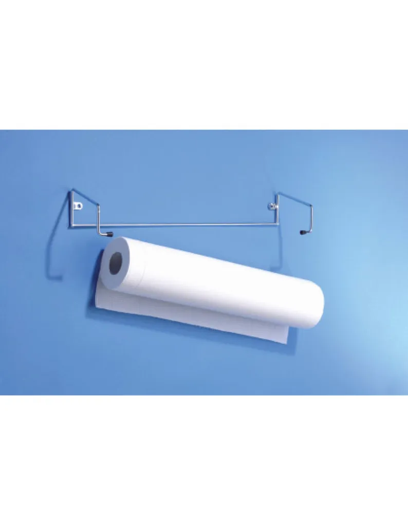Porte-rouleau pour drap d’examen 50 cm – À fixer sur table, divan ou mur – Accessoire pratique et hygiénique