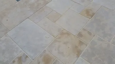 Atlas Beige pierre du Maroc, pierre naturelle calcaire. Dallage Atlas Beige 60 x 40 cm, Multi-format, margelle Atlas Beige 60 x 30 x 3 cm