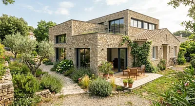  extensions ossature bois avec bardage Frontignan Sète Montpellier