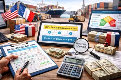 Commissionnaire de transport pour gérer les frais de douane USA France