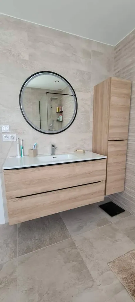 Remise en état et étanchéité de salle de bain suite à une infiltration (Lyon 69)