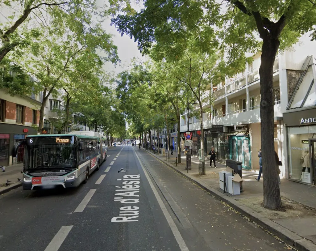 Location - Boutique 59 m², alesia, Rue d'Alésia 75014 PARIS