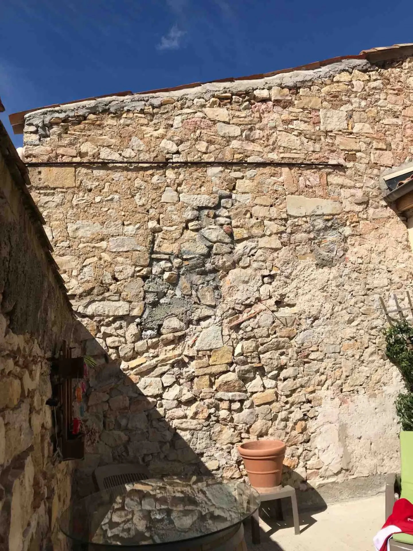 Rénovation  en pierre taillée à Causses et Veyran  proche de Béziers 